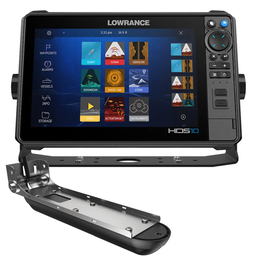 Sconto istantaneo Lowrance HDS PRO 10 con Imaging attivo HD trasduttore 3-in-1