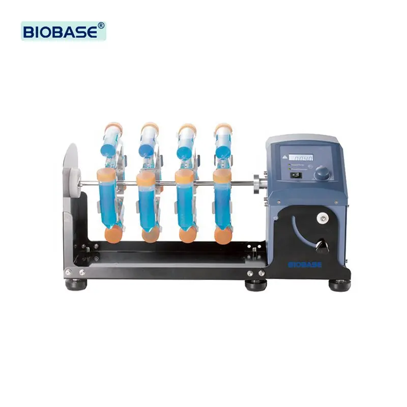 جهاز دوران أنبوبي متعدد الأنابيب مختبرات مزودو بجهاز اختلاط BIOBASE جهاز أفقي لذبذب أنابيب الدم