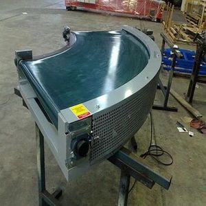 180 Degree Curve Cleated PVC Belt <strong>Conveyor</strong> System Adjustable <strong>Container</strong> <strong>Unloading</strong> Motorized Truck <strong>Loading</strong> for New Assembly Line - Product Image 3