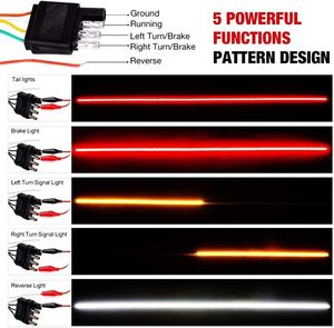 Kamyon RV vb için 432 Amber LED 3 satır 12V ile 60 inç LED bagaj kapağı ışık çubuğu. - Product Image 3