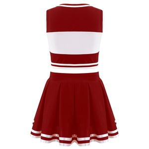 <strong>Cheap</strong> Price Custom Oem Design Solid Color Women Cheerleading Uniform Custom Logo Women Cheerleading Uniform CLU-0116 - Product Image 2