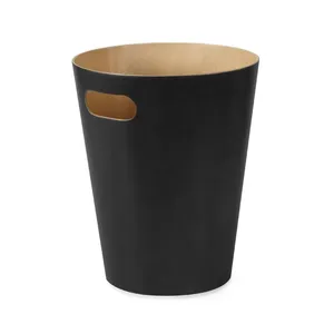 Cubo de basura de Metal comercial redondo, cubo de basura de reciclaje de parque público, contenedores de basura, caja de almacenamiento de cesto de basura para uso en interiores - Product Image 6