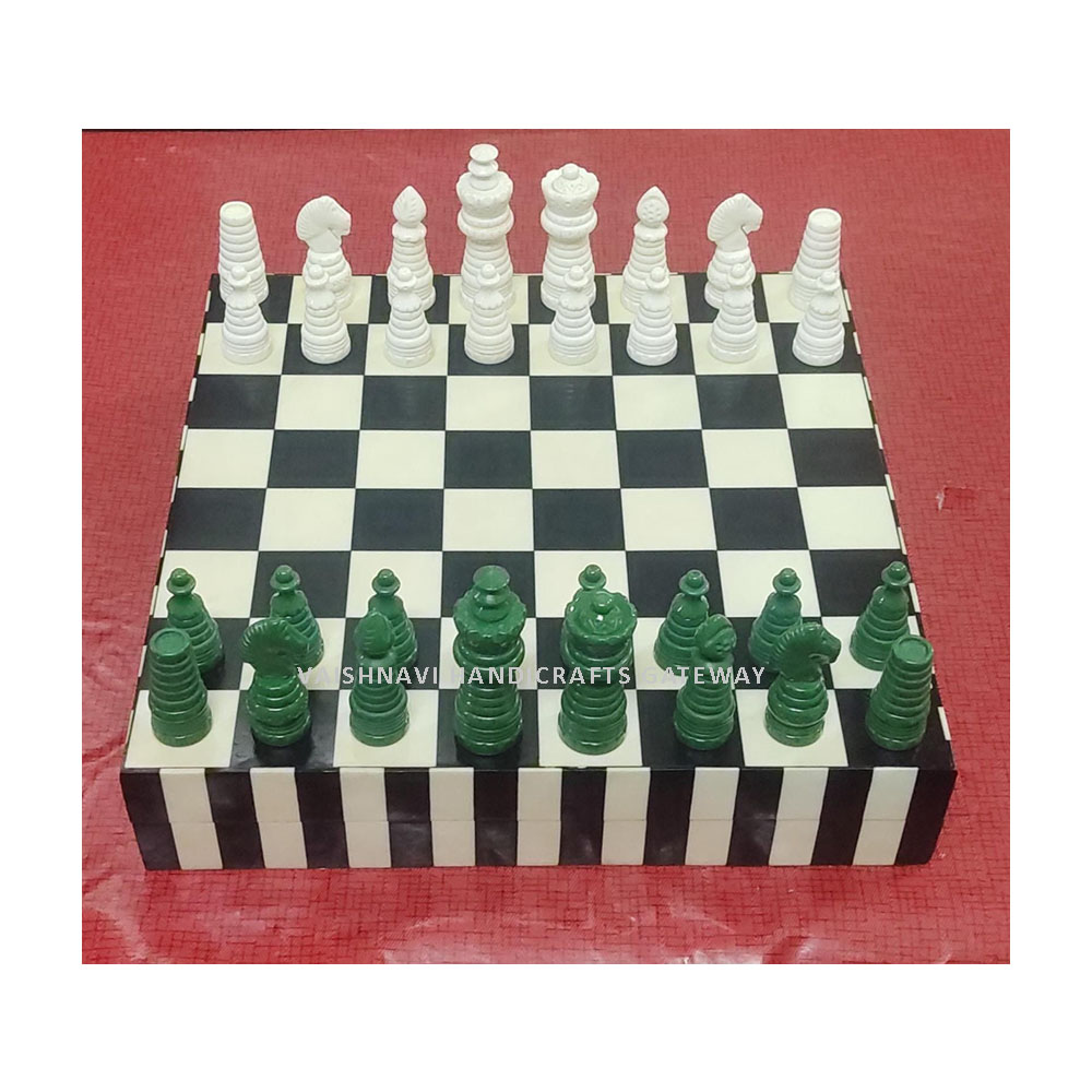 White And Black And Green