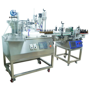 Fully Automatic Liquid Bottling Machine 3ml 5ml 10ml Vials <strong>Halfway</strong> Bottle Filling Capping Packing Machine - Product Image 2