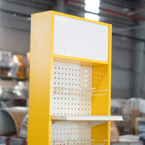 Nhà Máy OEM Tại Việt Nam-Chất Lượng Cao Kim Loại Cửa Hàng Kệ Với <span class=keywords><strong>Pegboard</strong></span> Và Móc Treo Hiển Thị Cho Cửa Hàng Bán Lẻ - Product Image 2