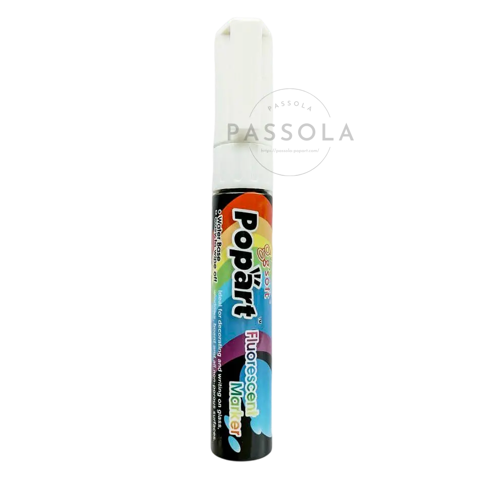 Caneta paralelo lisa 8mm, à base de água, líquido, giz, caneta fluorescente, 50 cores