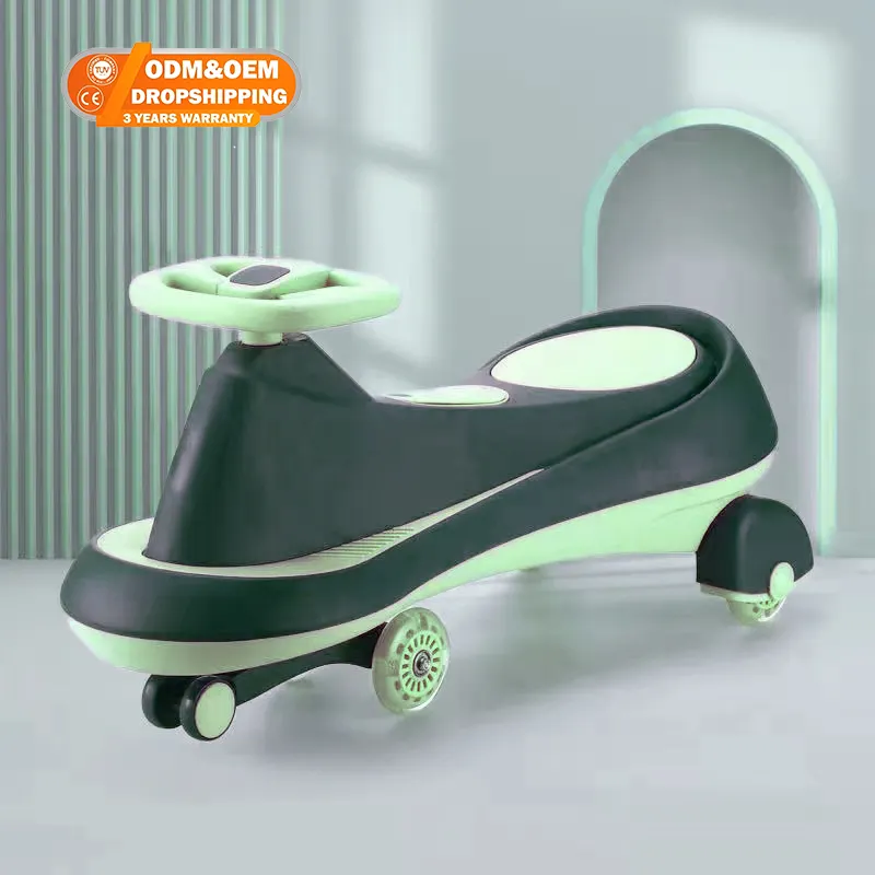Wql Groothandel Elektrische Kinderen Ride-On Twist Auto Baby Wiggle Auto Met Led Licht En Muziek