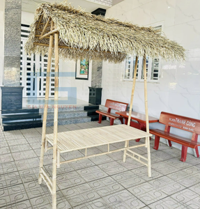 BEST CHOICE_FOLDABLE <strong>MARKET</strong> DISPLAY STAND WITH THATCH ROOF_ AFFORDABLE &amp; DURABLE FROM VIETNAM - Product Image 3
