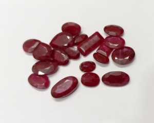 Pietra preziosa rubino naturale fatto a mano taglio sfaccettato creazione di gioielli e accessori reperti componenti di pietra sfusa - Product Image 4