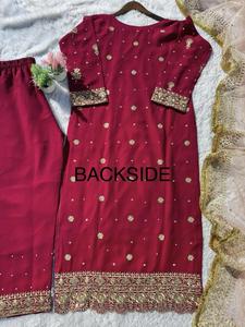 Unique Design Wedding and Party Wear Salwar Kameez With Matching Dupatta Available at Affordable Prices from <strong>India</strong> - Product Image 5