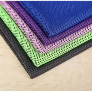 לוגו מותאם אישית microסיבים ספורט מגבת Plaid רגיל ייבוש מהיר כושר מגבת 2 יח 'מיני פנים נסיעות זיעה מגבות