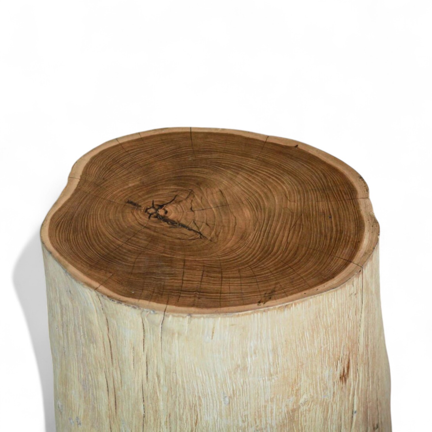 ไม้สักฟอกขาวในด้าน