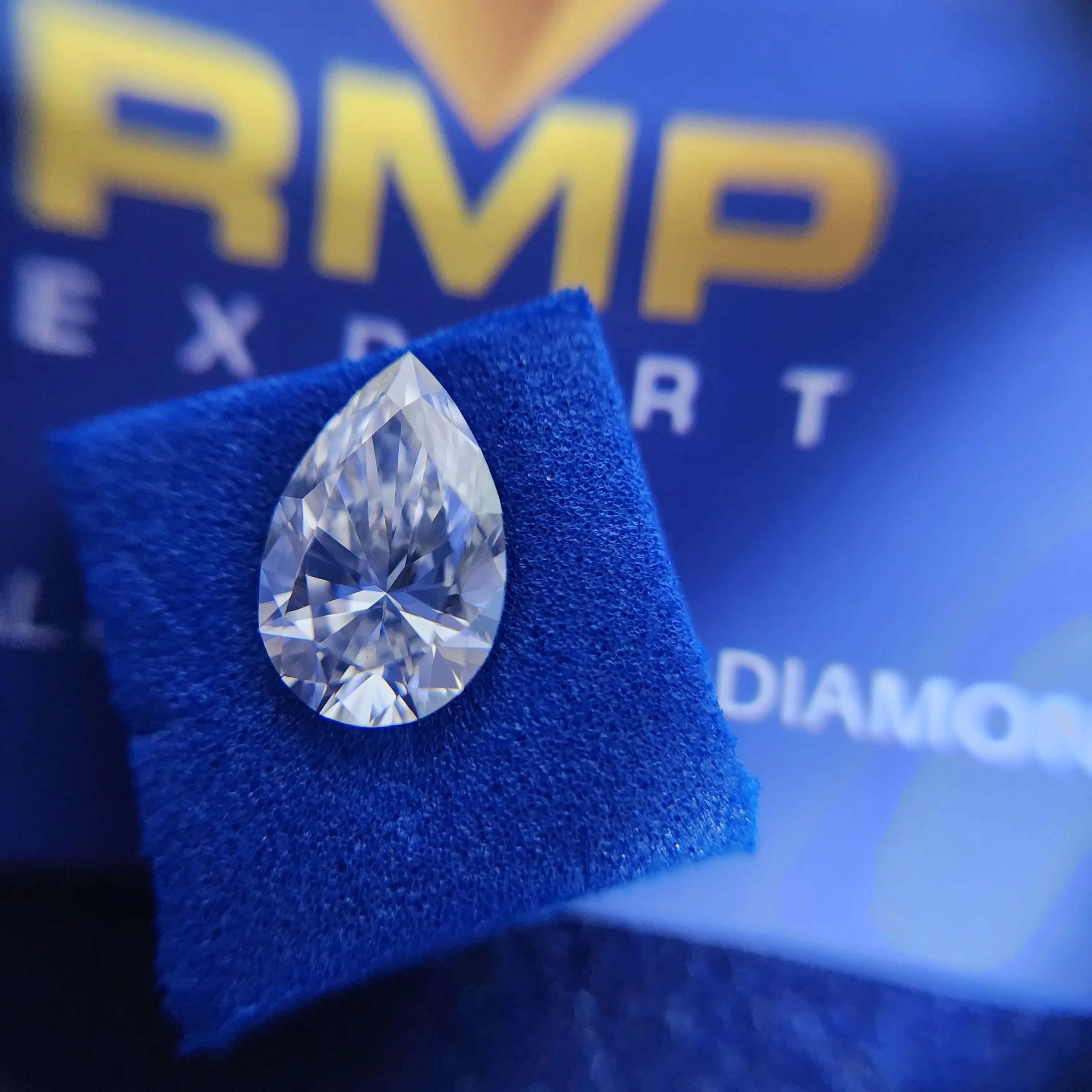 1ct 1.5ct 2ct 2.5ct All Size taglio a pera Lab Diamond IGI Certified Fancy Cut HPHT CVD a forma di pera Lab Grown Diamond
