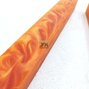 Màu Cam Vibrant Swirl Nhựa Khối Cho Dao Xử Lý Và DIY Thủ Công Thủ Công Thủ Công Trống Cho Biến Và Tùy Chỉnh Dự Án - Product Image 2