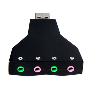 5HV2 Virtual 7.1 <strong>USB</strong> Dual Sound <strong>Adapter</strong> - Product Image 4