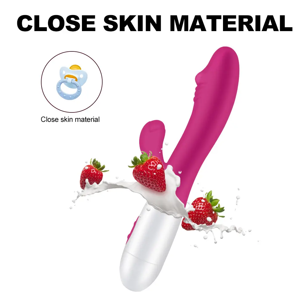 Rechargeable Soft Silicone G Spot Women Pussy Massager Adult Sex Toys Rabbit Dildo Vaginal Electric Vibrator For Women Sex Toy