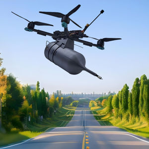 Knofc FPV Drone Sợi Tự Do Drone Với Bầu Trời Đơn Vị Và Mặt Đất Đơn Vị Dài Khoảng Cách FPV Drone 10/20/30/40/50/60Km - Product Image 2