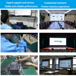 Sistema de presentación inalámbrico 4K 9 TX a 1 RX Solución BYOD y BYOM para aulas inteligentes y videoconferencias