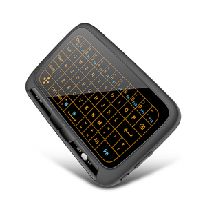 Mini teclado inalámbrico de 2,4 Ghz con retroiluminación, ratón de pantalla completa, Combo de panel táctil, Control remoto recargable para PC, Android, Tv Box