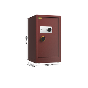中国古典的な赤電子デジタルロックセーフボックス指紋メカニカルロック安全収納時計用 - Product Image 3