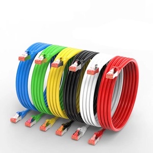 Cable de conexión Ethernet Cat6A de alta velocidad 10Gbps 23AWG CAT 6A Shield Cables de comunicación UTP FTP SFTP Rj45 Cable de conexión - Product Image 1