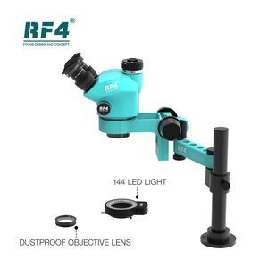 RF4 RF7050PRO FO19 360 grados giratorio Zoom continuo 7X-50X Digital PCB Trinocular microscopio brazo oscilante con alfombrilla de silicona - Product Image 2
