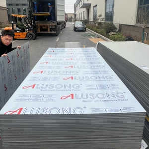 Alusong ACP ACM pannelli compositi in alluminio materiale di rivestimento della parete esterna per la costruzione di facciate - Product Image 3