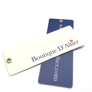 Cheap <strong>Custom</strong> Design <strong>Printing</strong> Name Logo Paper Garment Hangtag Labels Clothing Hang <strong>Tags</strong> With <strong>String</strong> - Product Image 3