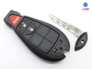 3 düğme anahtar fob 433MHZ Dodge çip anahtarsız giriş uzaktan Dodge Ram ile uyumlu 1500 2500 3500 M3N5WY783X Chrysler Town ülke - Product Image 3