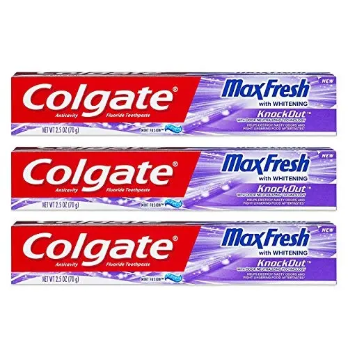 Cheapest Price Supplier Of Colgate Max Fresh Knockout Gel Toothpaste Bulk Stock