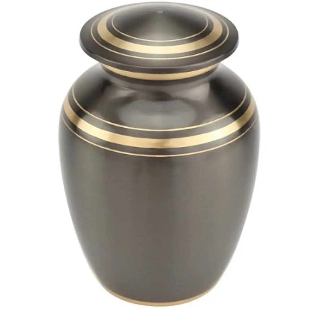 Benutzer definierte graue Farbe Andenken Urnen für Erwachsene und Babys Großhandel einzigartige menschliche Einäscherung Keramik Hand Urnen Kunden spezifisches Design
