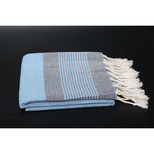 Ihracat için Hammam havlu Premium pamuk türk havlu hindistan'da özelleştirilmiş tasarım Fouta havlu toptan. - Product Image 1