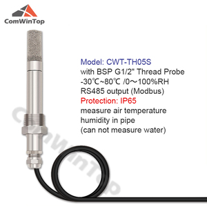 Sensor de humedad y temperatura a prueba de agua, sonda Modbus RS485