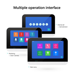 Nuevo Tuya Wifi Smart 7 pulgadas pantalla táctil Digital Video puerta teléfono Kit intercomunicador para el hogar SISTEMA DE Control DE ACCESO CONTROL DE VIGILANCIA DE LA PST-DB10 - Product Image 3