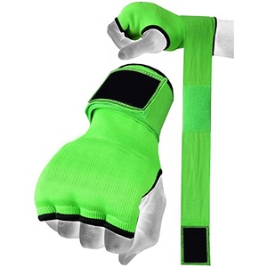 Professional Boxing Gloves <strong>Elasticated</strong> Cotton Martial Arts Boxing MMA Training Inner Open Finger Muay Thai Bandages Fist - Product Image 2
