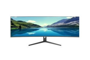 Monitor curvo de 49 pulgadas 32:9 5K con HDR y entrada tipo C para juegos y uso profesional