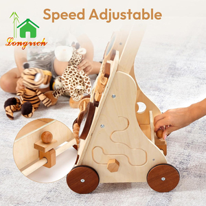 Hot bán bé bằng gỗ Walker đa chức năng phát triển động cơ hoạt động học tập trung tâm đồ chơi trẻ em hoạt động Walker - Product Image 4