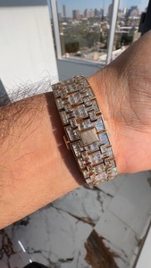 Moissanite Diamond <span class=keywords><strong>W</strong></span> 48 <span class=keywords><strong>Watch</strong></span> ile AP 48 otomatik mekanik saat