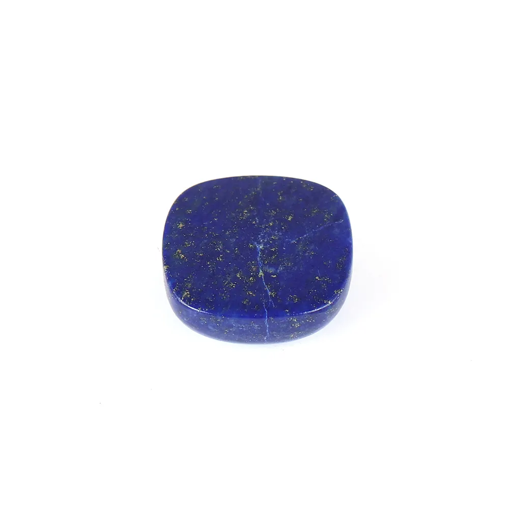 Forma di cuscino in lapislazzuli naturale gemma di colore blu semiprezioso per la realizzazione di gioielli pietre di pietra portafortuna