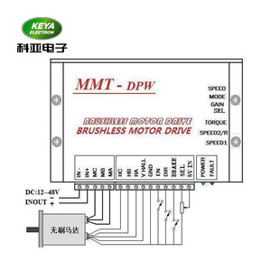 24V BLDC Motors teuerung für bürstenlosen Gleichstrom regler des Naben motors bürstenloser Gleichstrom motor integrierte Steuerung - Product Image 5