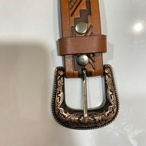 El yapımı prim inek gizlemek için deri kemer özel uzunluk yüksek kalite pirinç pim toka lüks Vintage rahat klasik stilleri