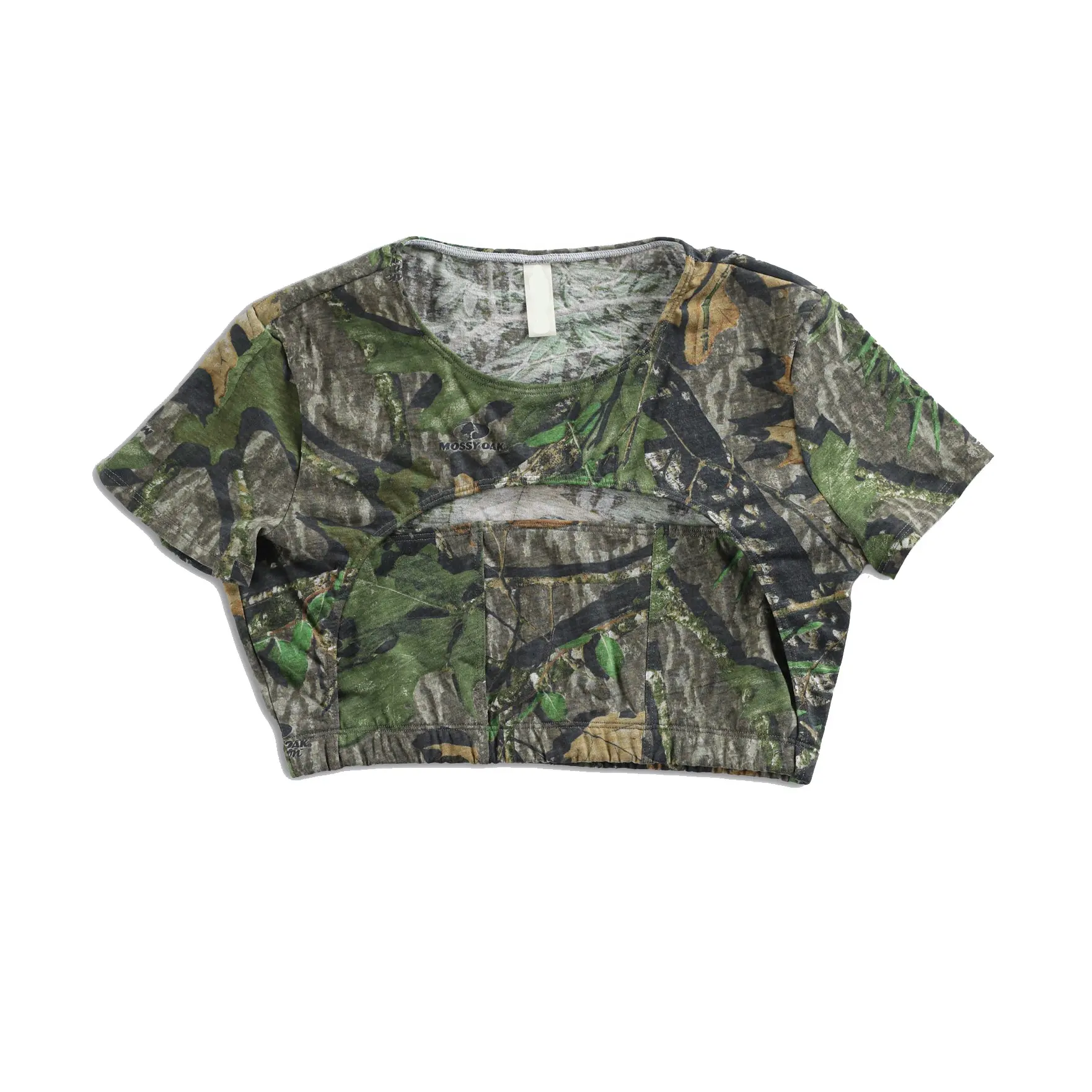 2023 nuovo arrivo estate Crop Top corto lunghezza Top per le donne Jungle Camo Real Tree Print t-shirt da donna