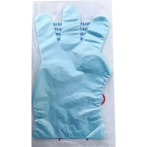 中厚TPE使い捨て手袋秋シーズン用の素晴らしいシール付き食品保護と夏用LDPE素材 - Product Image 1