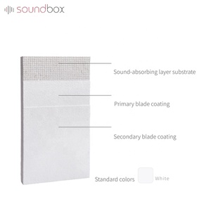 Hộp âm thanh Inc bảng cách âm tổng hợp màu trắng cho nhà thờ phòng ngủ phòng tập thể dục KHÁCH SẠN CĂN HỘ bệnh viện sử dụng - Product Image 5