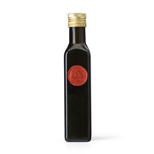 Taze fesleğen lezzet ile İtalyan ekstra sızma zeytinyağı 250ml cam şişe soğuk preslenmiş ve pişirme pansuman için sızma yağ - Product Image 1