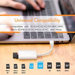 Il tipo c 2-in-1 SD TF lettore di schede ad alta velocità adatto per il telefono cellulare Android lettore di schede di computer hub integratore di schede - Product Image 3