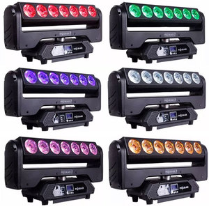 Werkslieferung 7 × 30 W 15 W 4IN1 kontinuierliche Rotation LED Pixelleiste bewegliches Scheinwerfer - Product Image 4