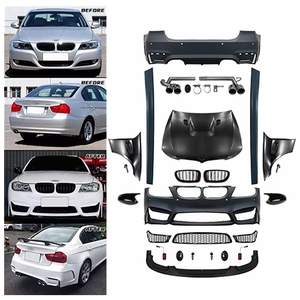 <span class=keywords><strong>BMW</strong></span> 3 serisi E90 330I <span class=keywords><strong>325I</strong></span> için Bodykit 335I 320I yükseltme M4 araba tamponları çamurluklar motor kaput ile veya sis farları olmadan 09-11