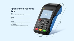Портативный pos-терминал с кардридером и qr-кодом, 4G, bluetooth, Wi-Fi - Product Image 2