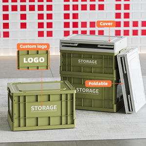 Wanuo phong cách công nghiệp nhà để xe lưu trữ <span class=keywords><strong>bin</strong></span> có thể gập lại xe lưu trữ <span class=keywords><strong>bin</strong></span> lưu trữ lớn <span class=keywords><strong>bin</strong></span> cho dễ dàng vận chuyển - Product Image 2